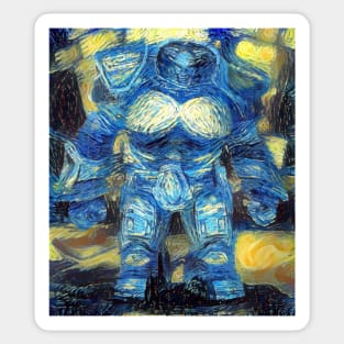 Dragon Age Origins Golem Starry Night Sticker